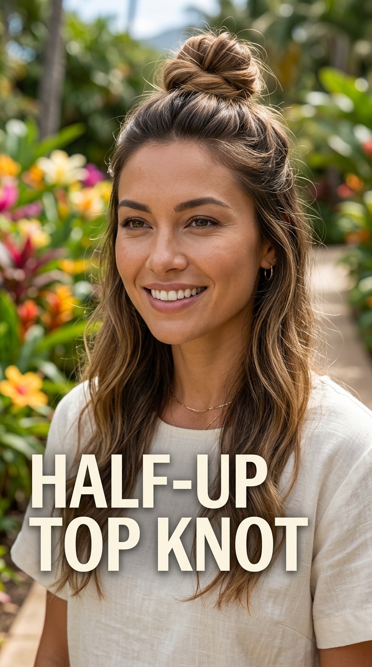 Half-Up Top Knot