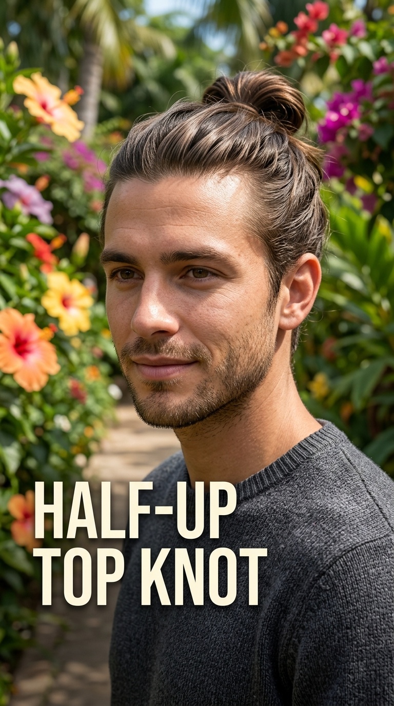 Half-Up Top Knot