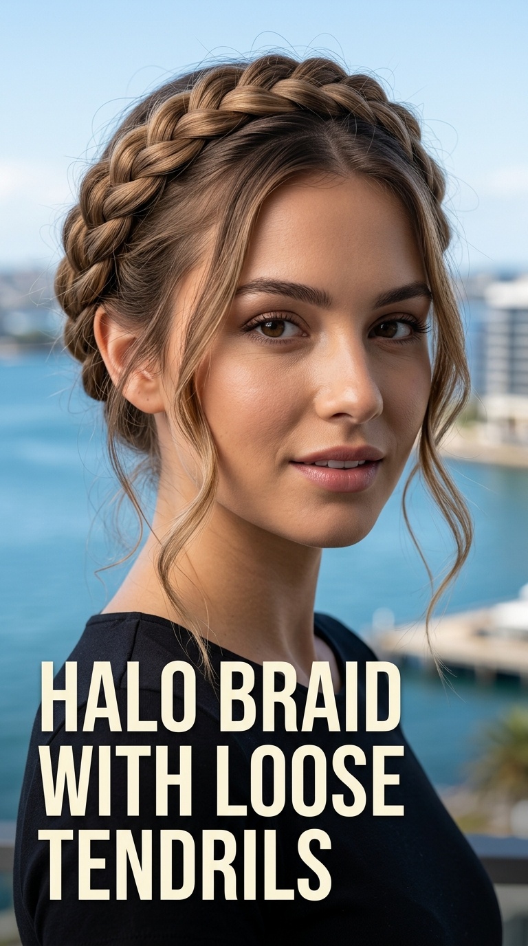 Halo Braid with Loose Tendrils