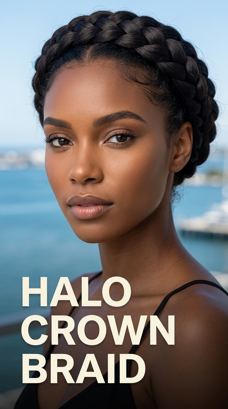 Halo Crown Braid