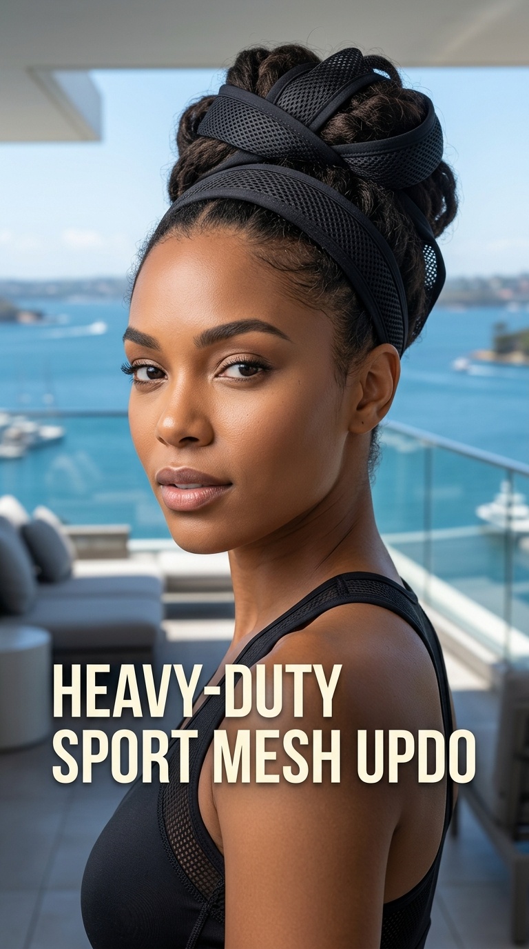 Heavy-Duty Sport Mesh Updo