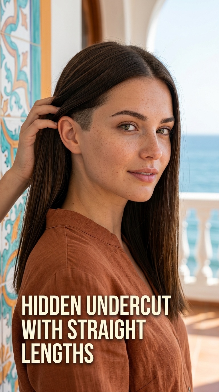 Hidden Undercut with Straight Lengths
