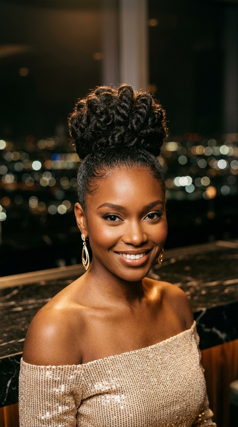 High Bun Prom Hairstyles