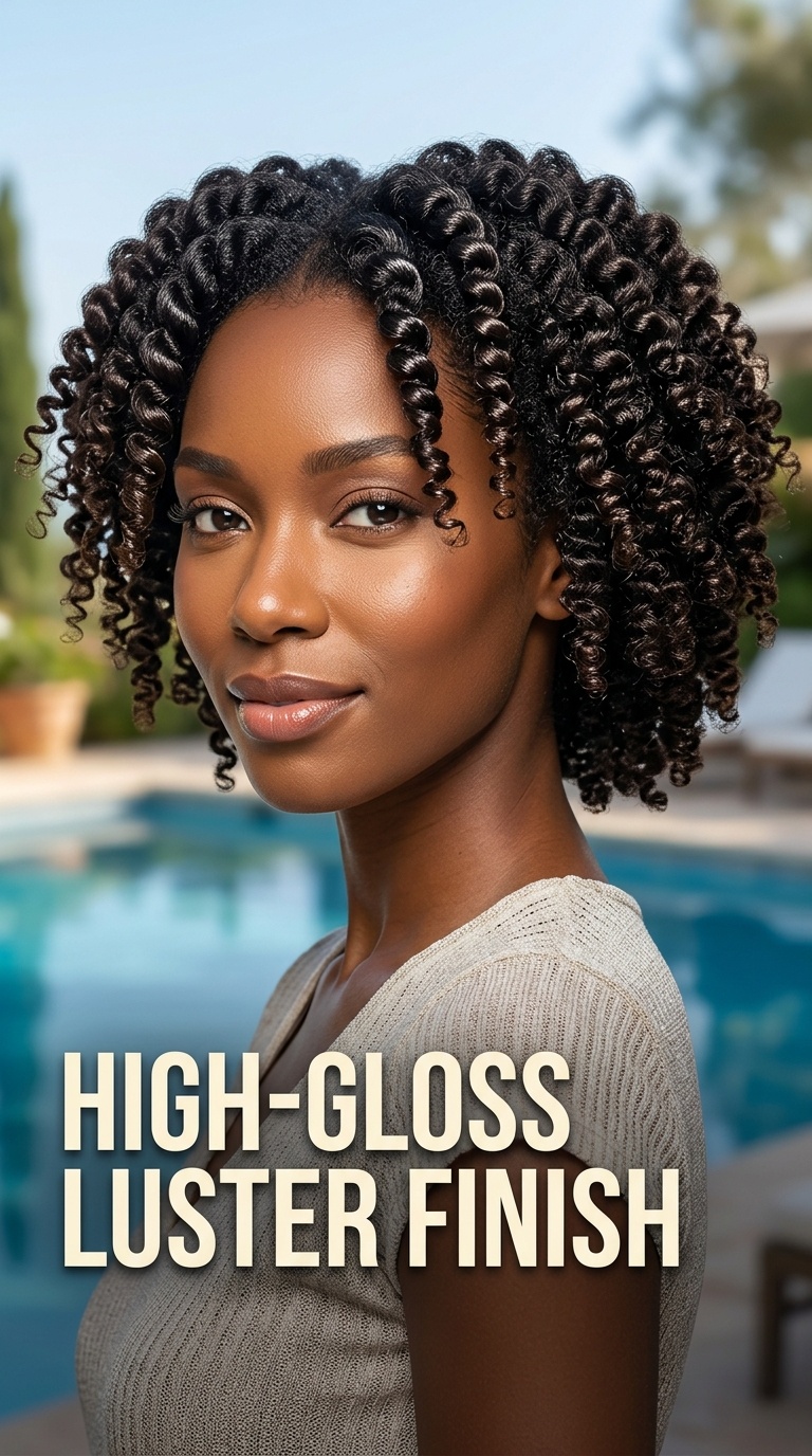 High-Gloss Luster Finish