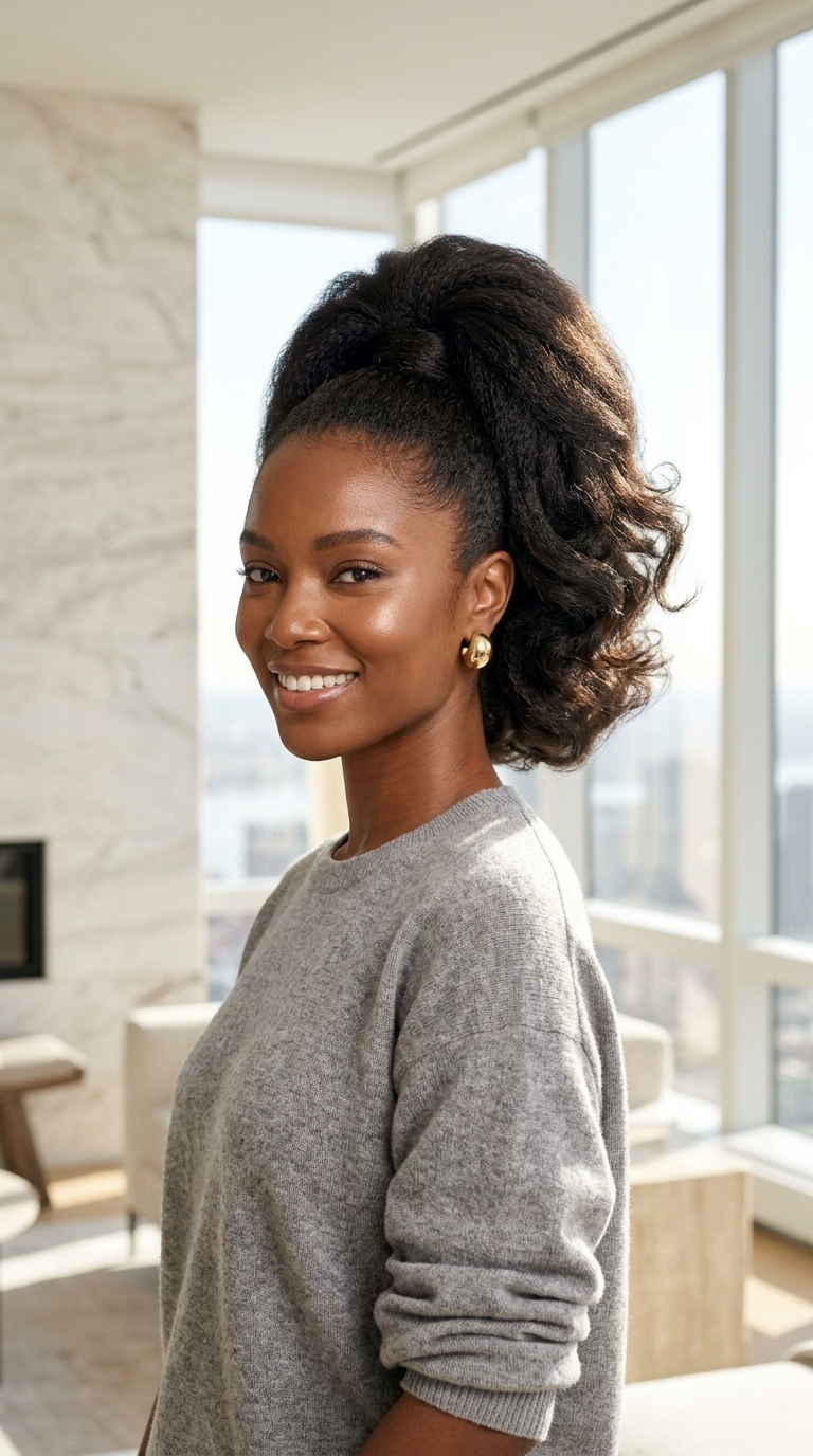 High Ponytail Pin Up Styles