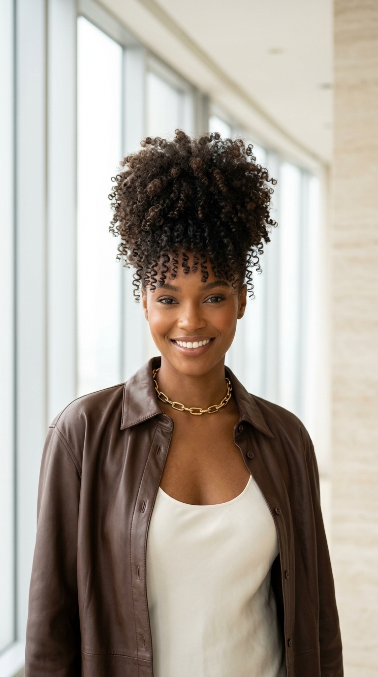 High Puff Curly Hairstyles