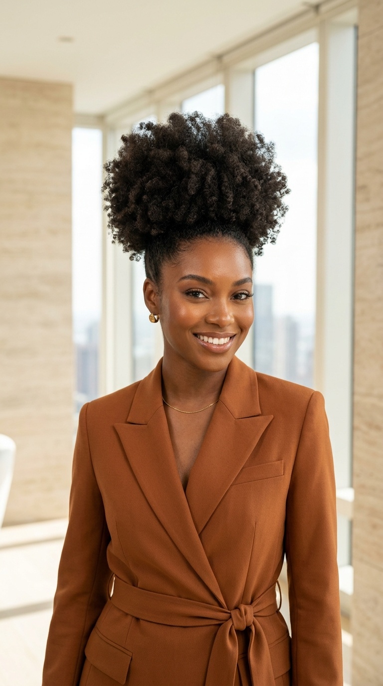 High Puff Natural Hairstyles