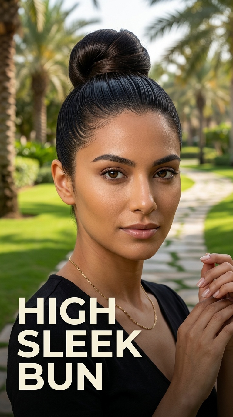 High Sleek Bun