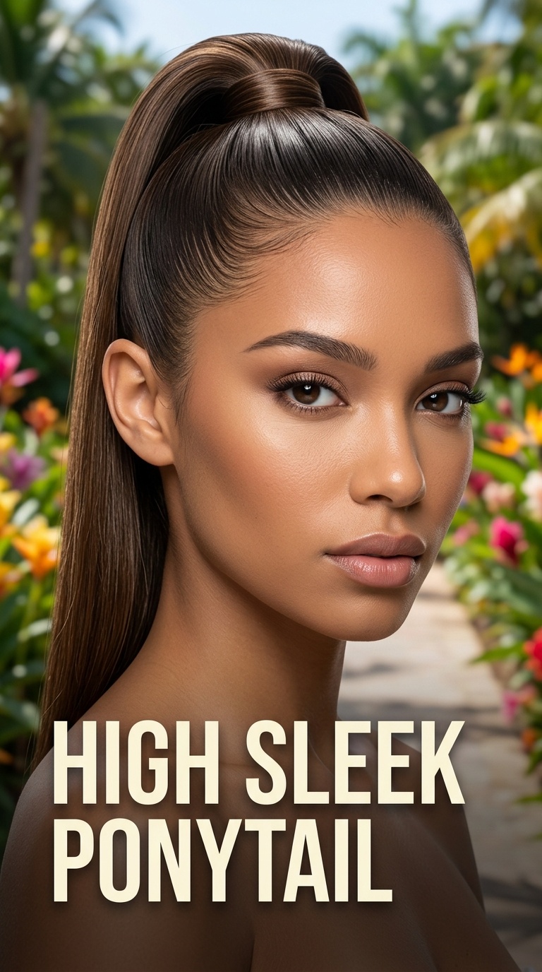 High Sleek Ponytail