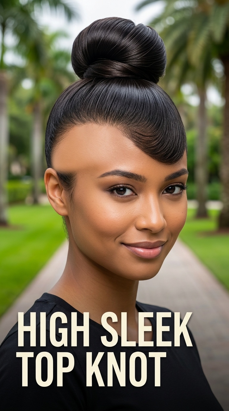 High Sleek Top Knot