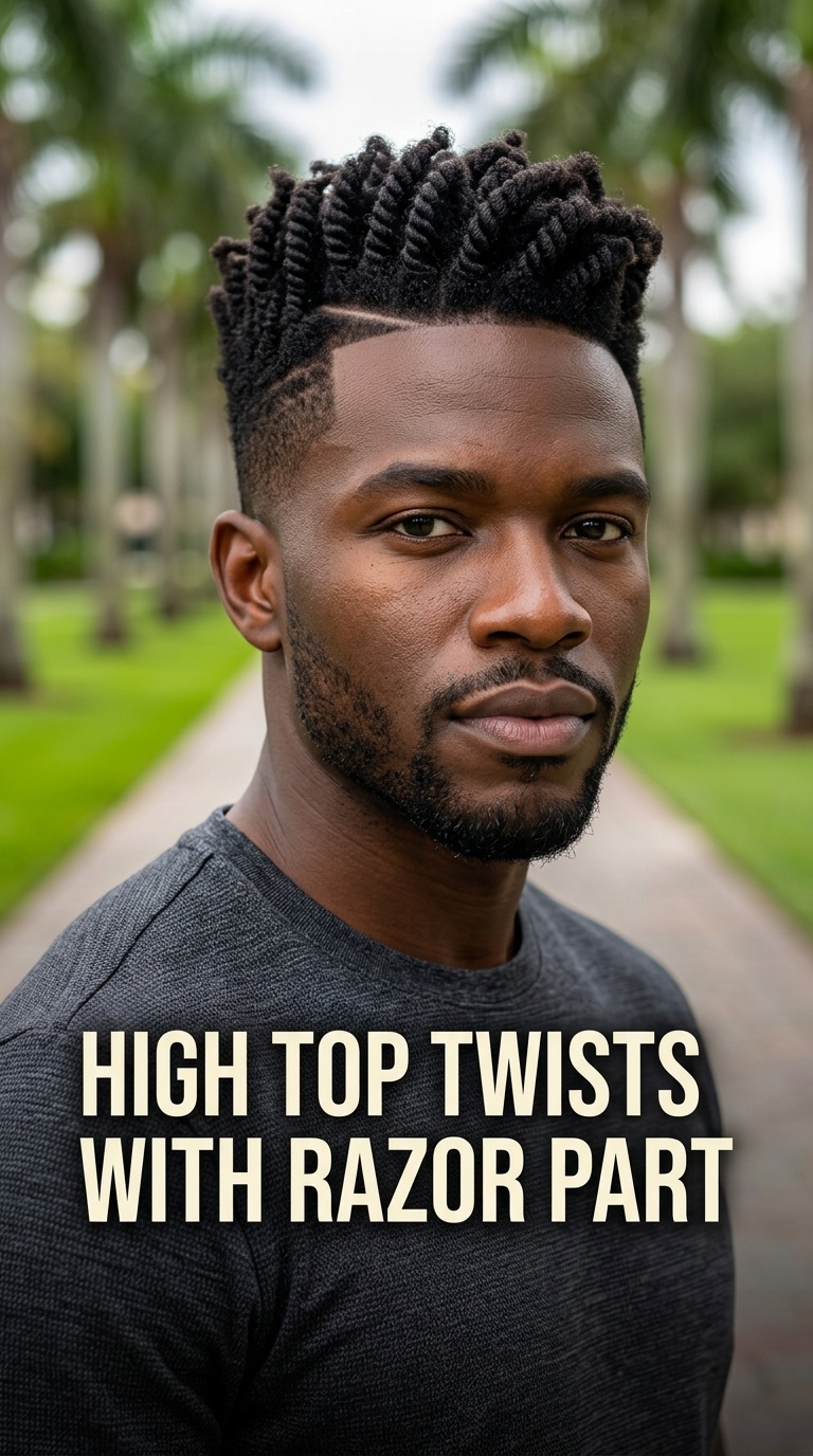 High Top Twists with Razor Part