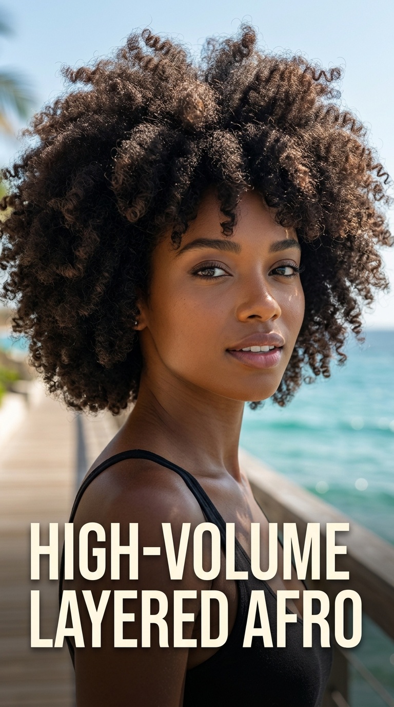 High-Volume Layered Afro