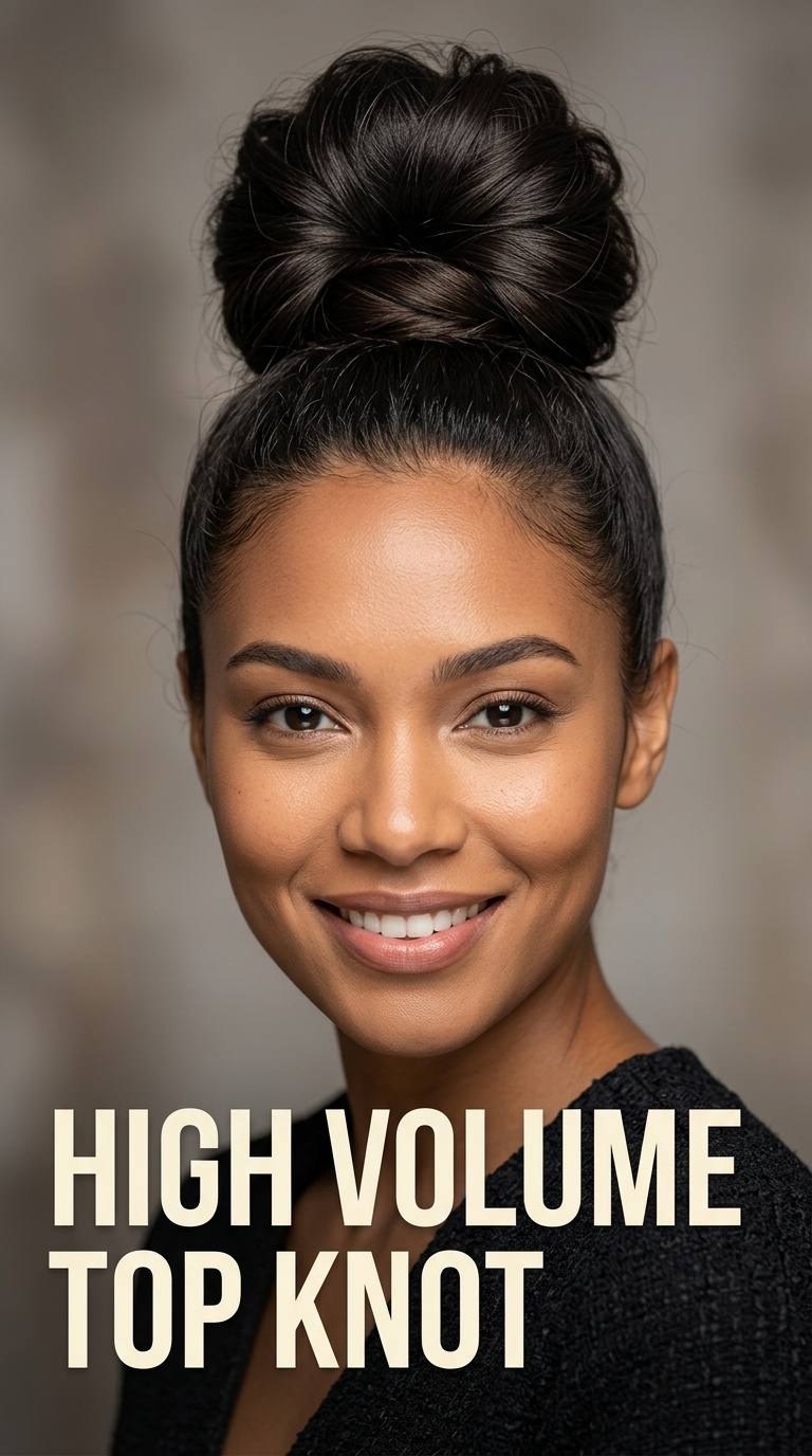 High Volume Top Knot