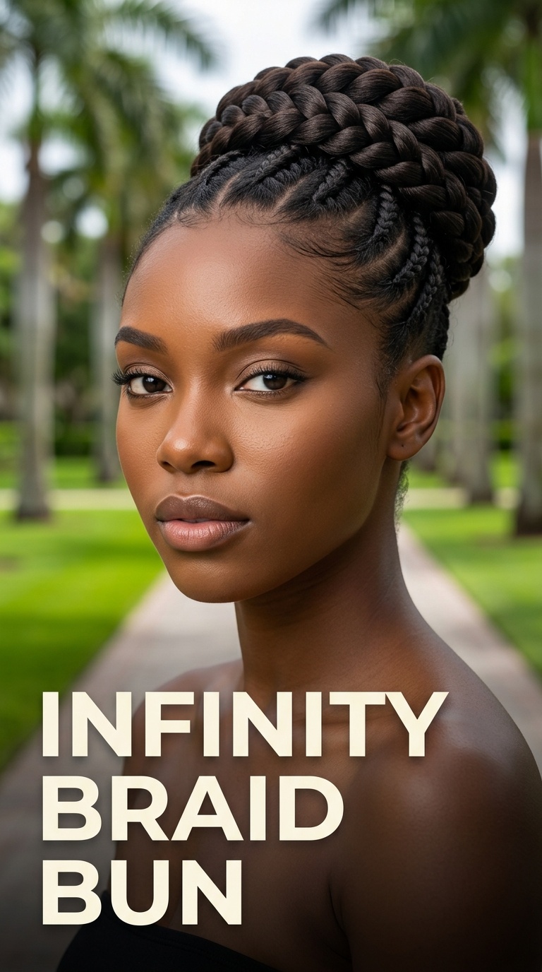 Infinity Braid Bun
