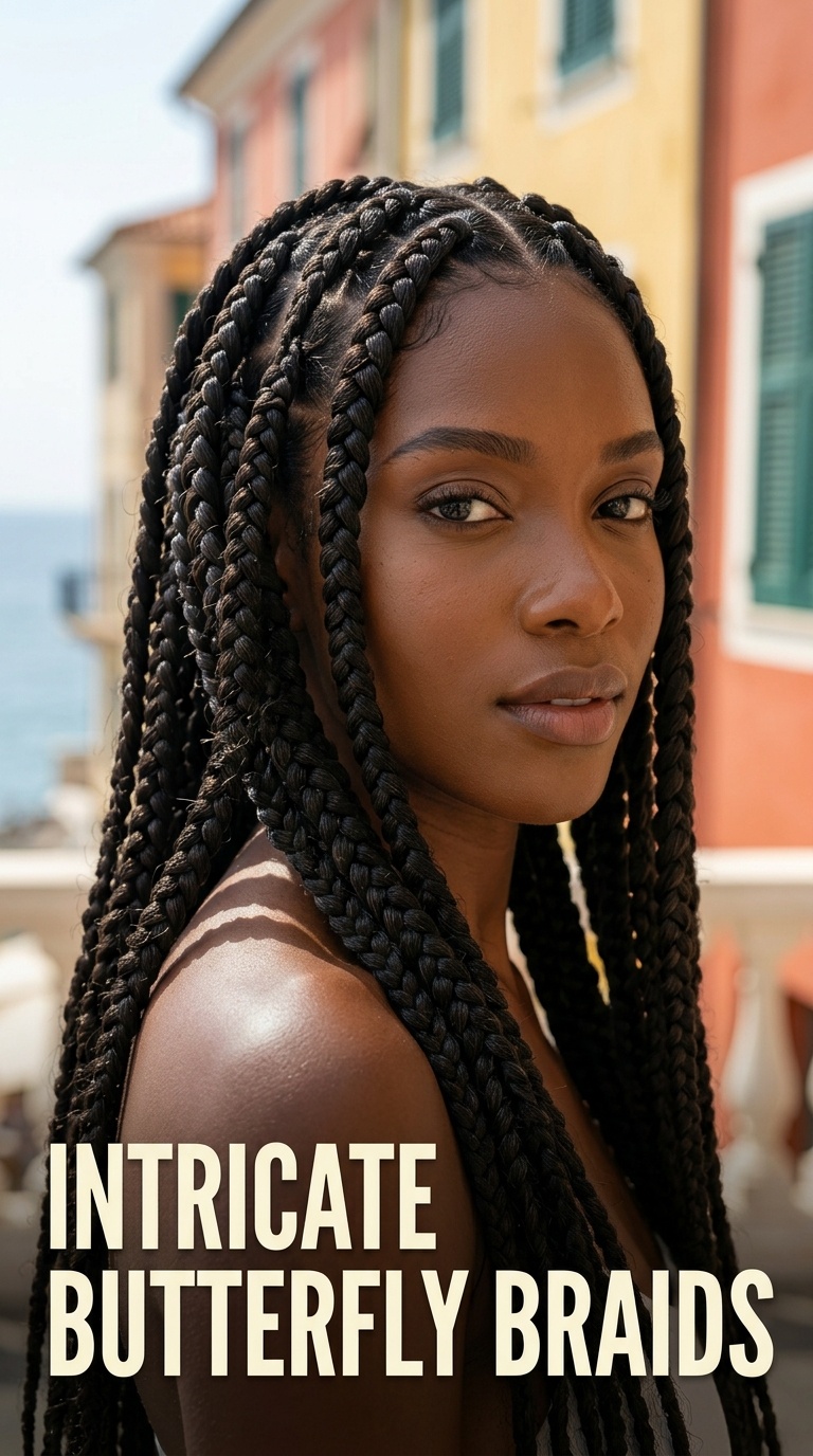 Intricate Butterfly Braids
