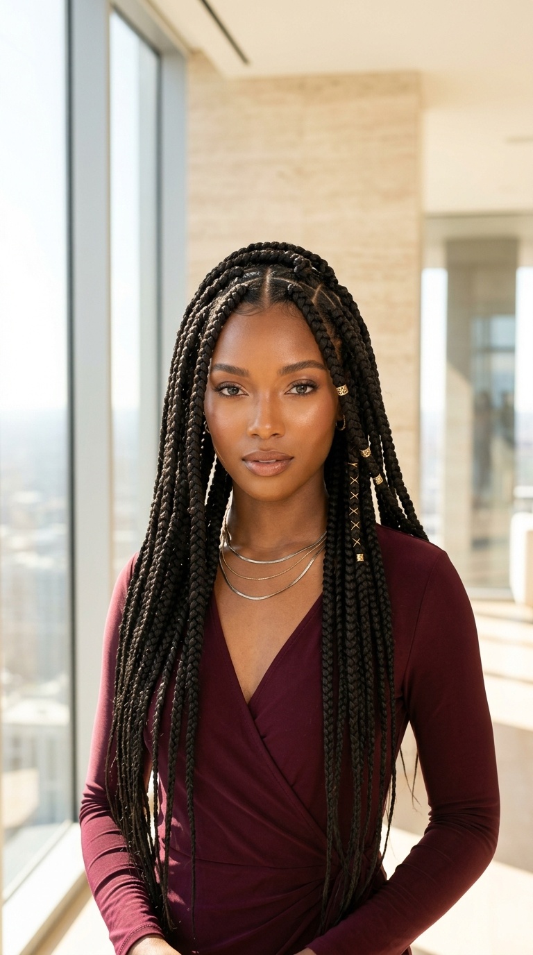 Jumbo Box Braids For Festivals