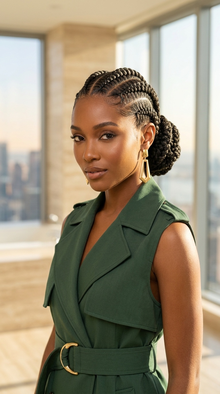 Jumbo Cornrows For Black Women