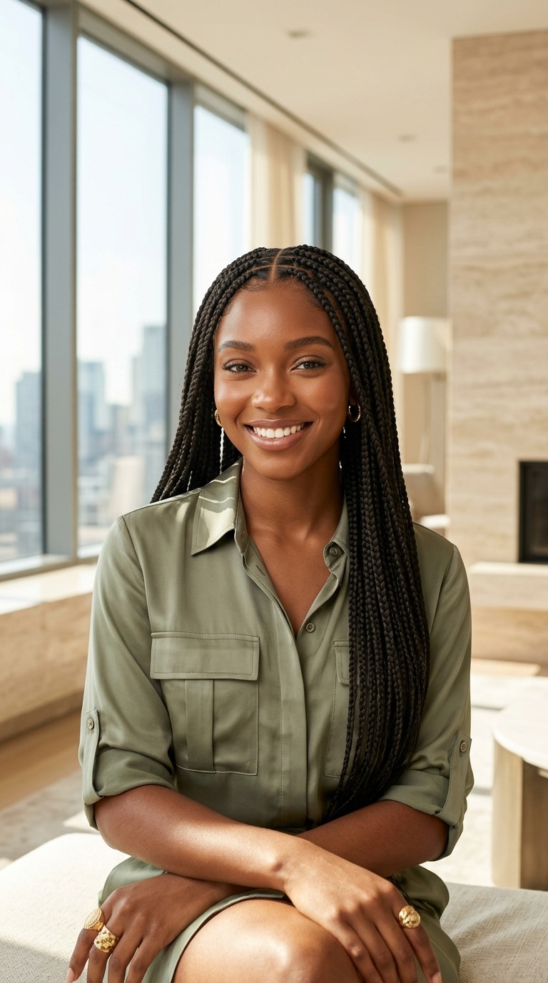 Knotless Braids For Graduation