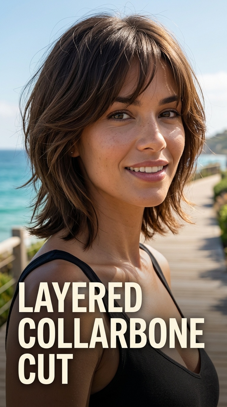 Layered Collarbone Cut