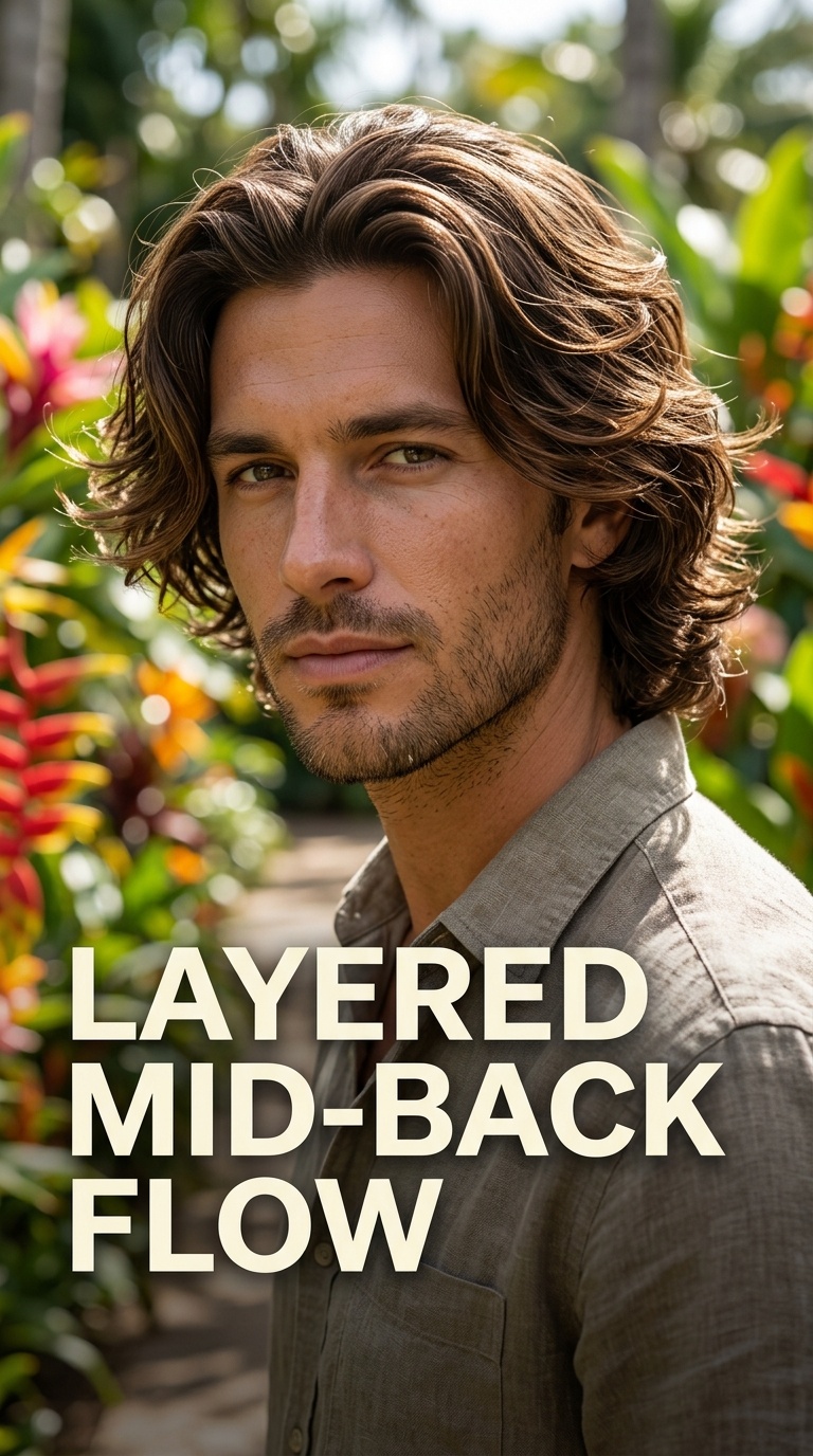 Layered Mid-Back Flow