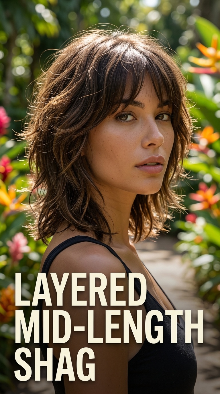 Layered Mid-Length Shag