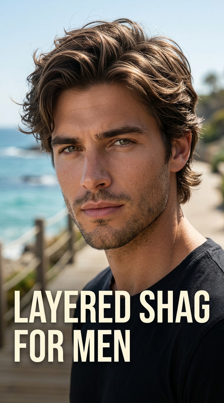 Layered Shag for Men