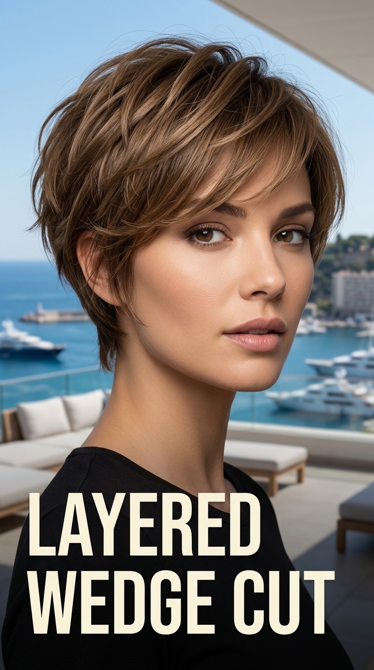 Layered Wedge Cut