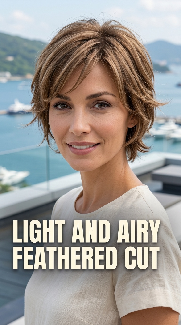 Light and Airy Feathered Cut
