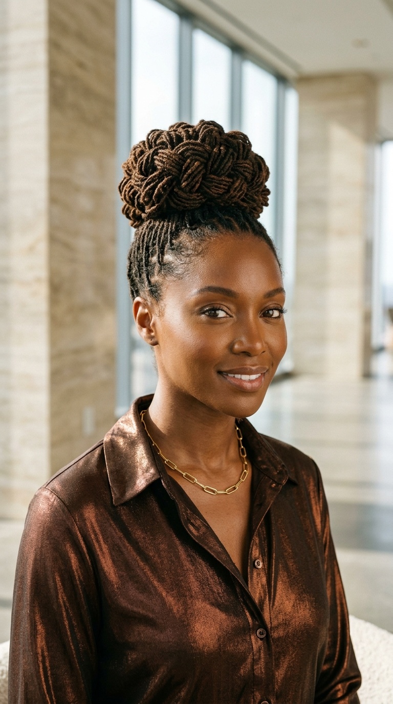Loc Bun Hairstyles For Women