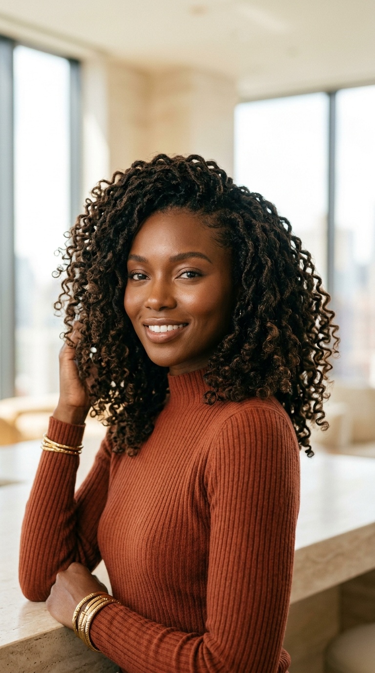 Loc Curls And Waves