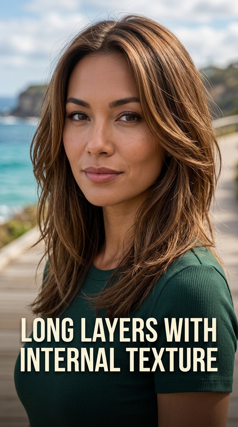 Long Layers with Internal Texture
