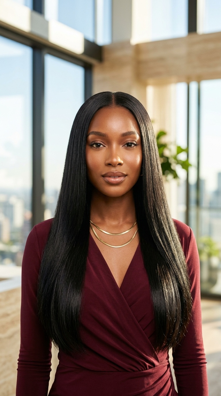 Long Straight Quick Weave Hair