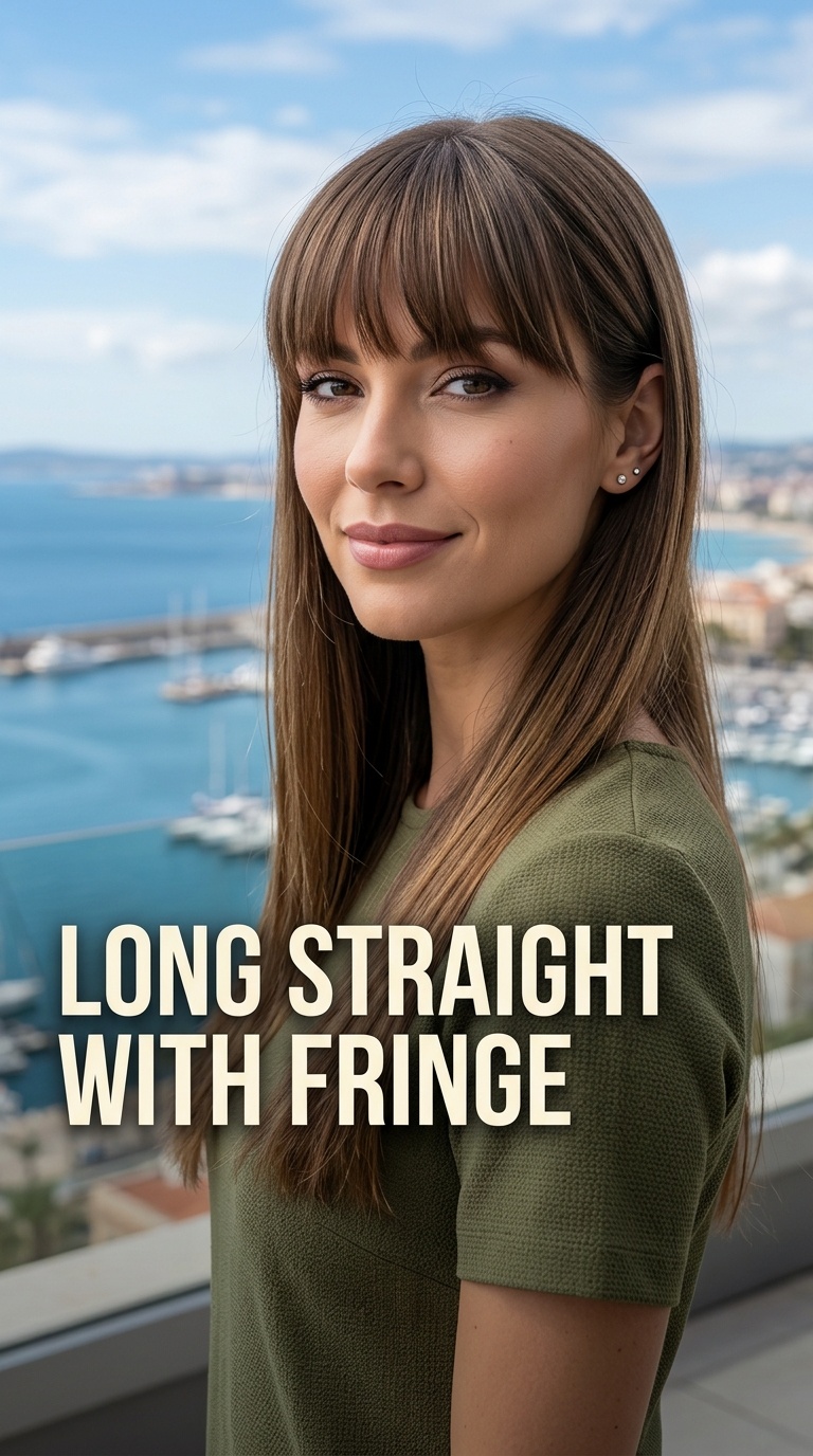 Long Straight with Fringe