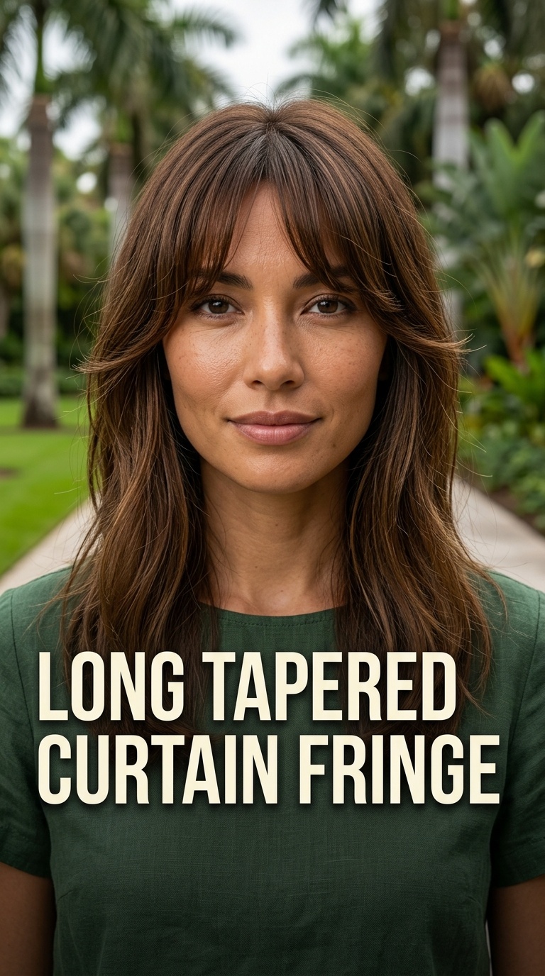 Long Tapered Curtain Fringe