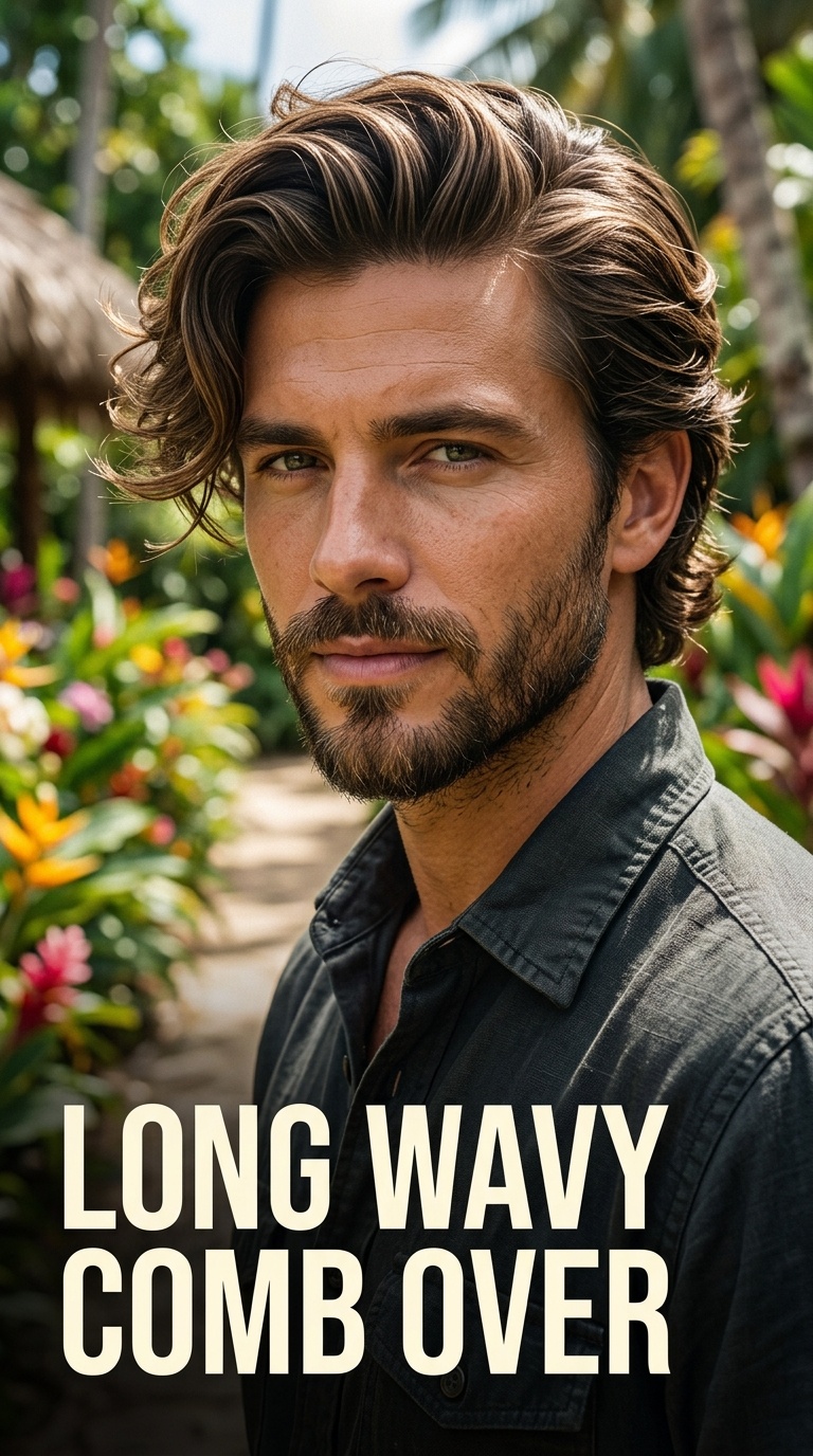Long Wavy Comb Over
