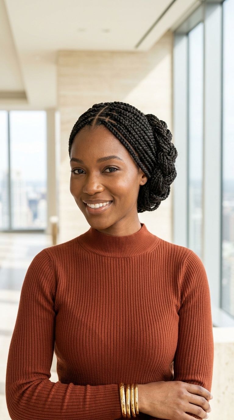 Loose Braided Updo For Events