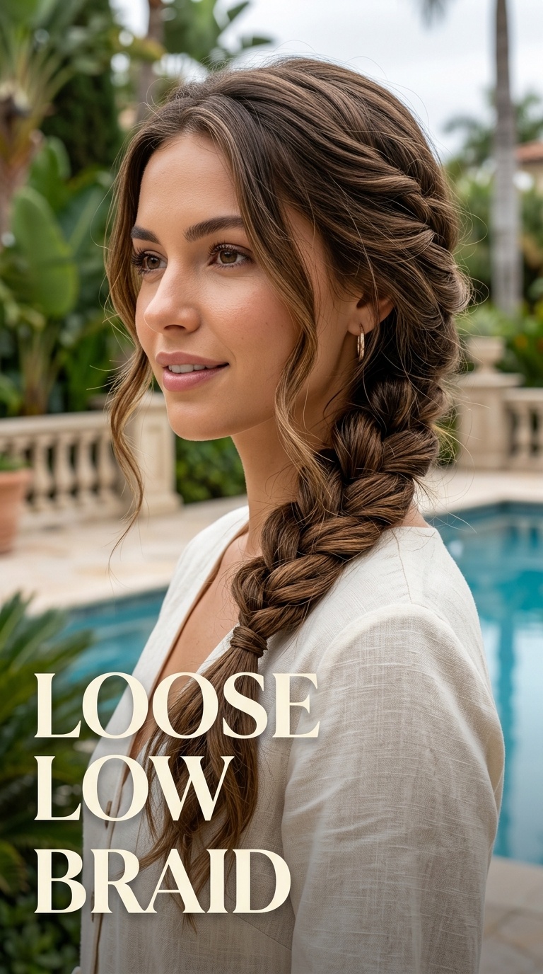 Loose Low Braid