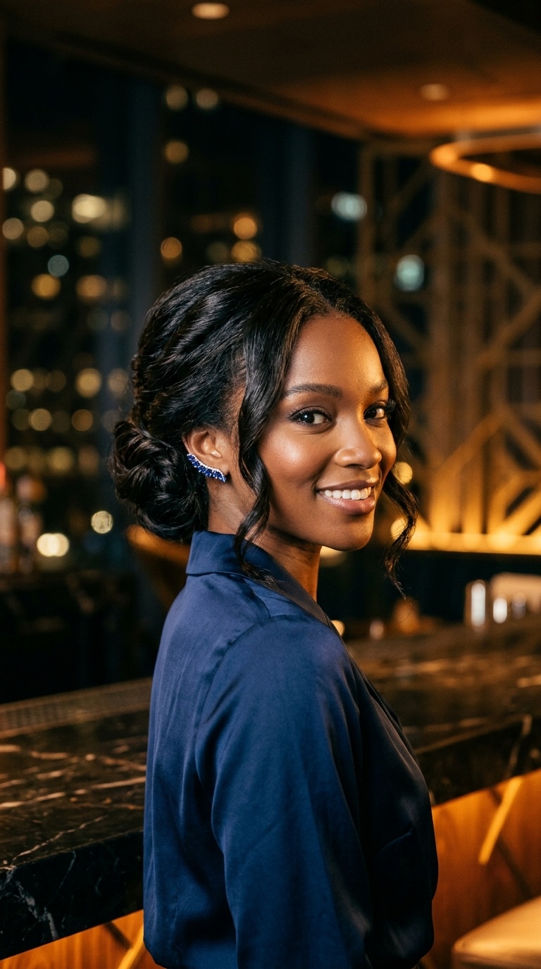 Low Chignon Prom Hairstyles