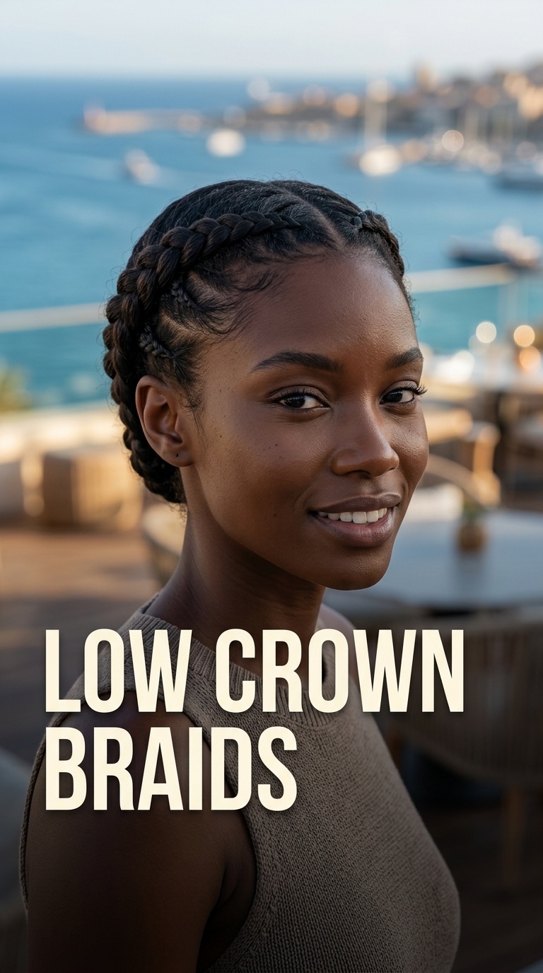 Low Crown Braids