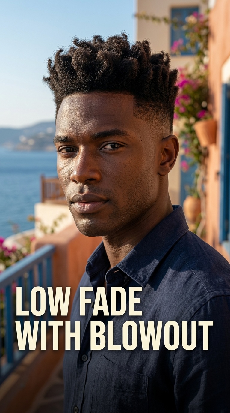 Low Fade with Blowout