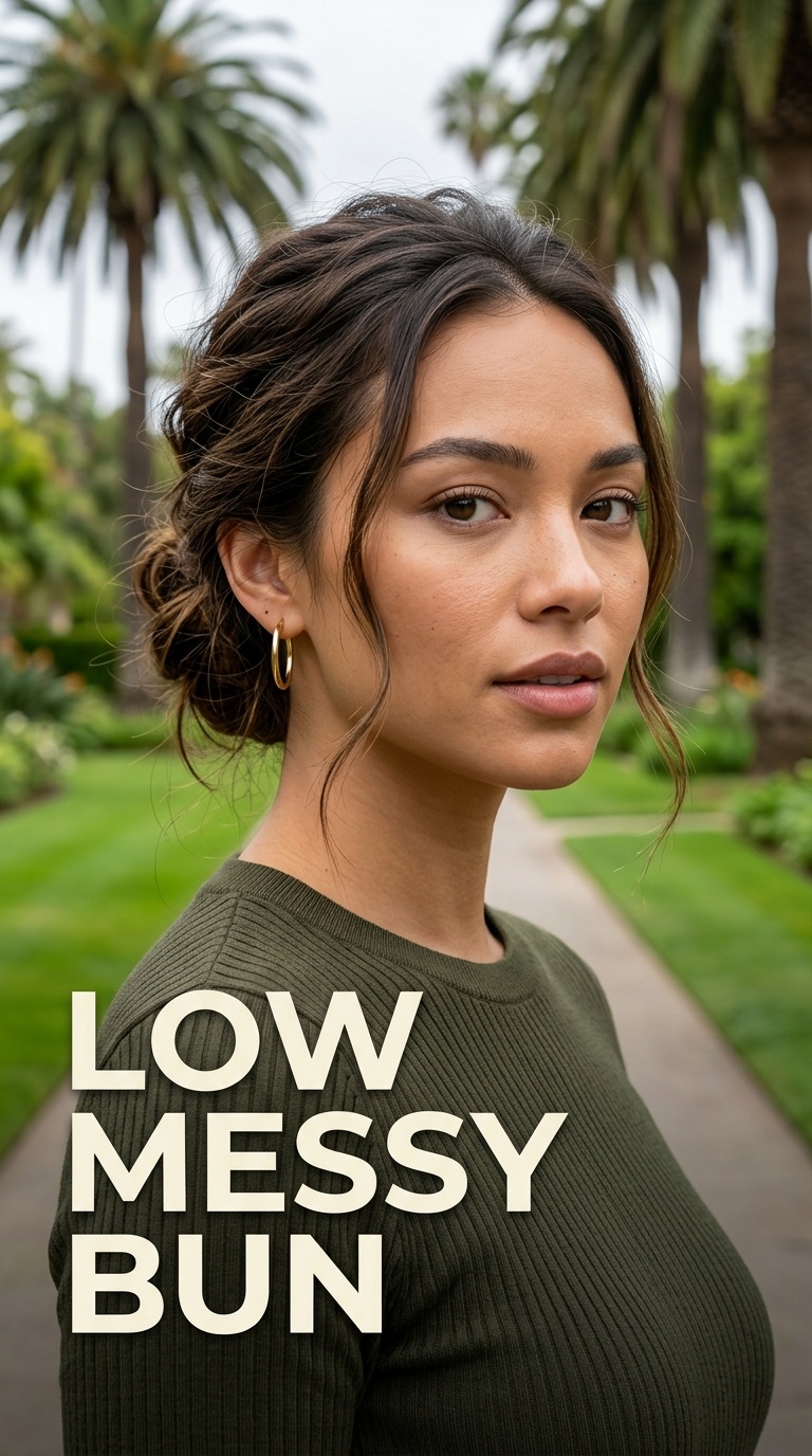 Low Messy Bun