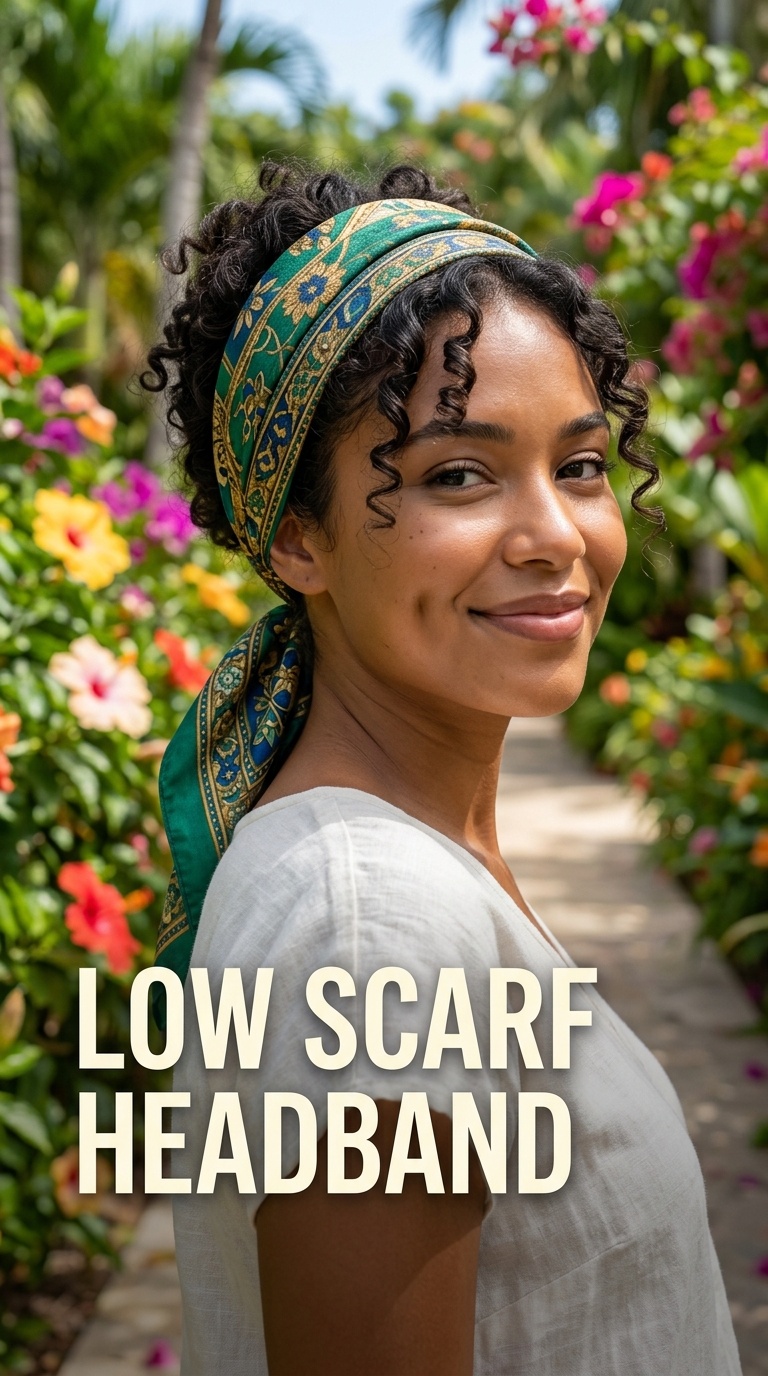Low Scarf Headband