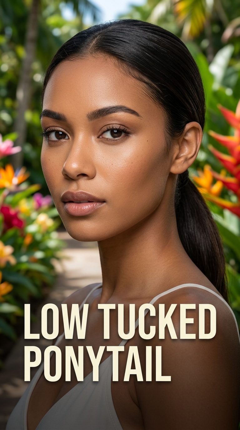 Low Tucked Ponytail