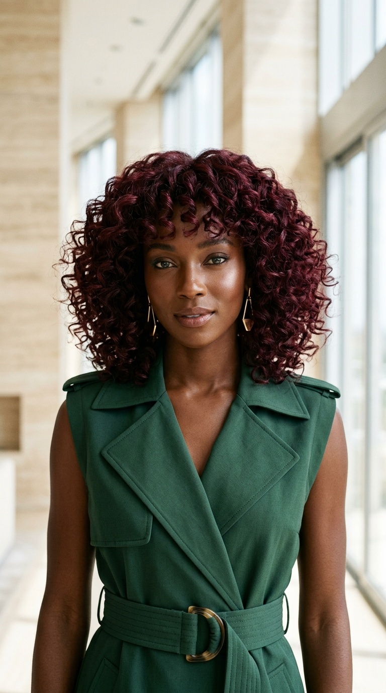 Maroon Burgundy Hair Dye