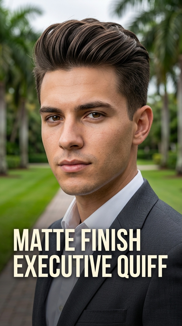 Matte Finish Executive Quiff