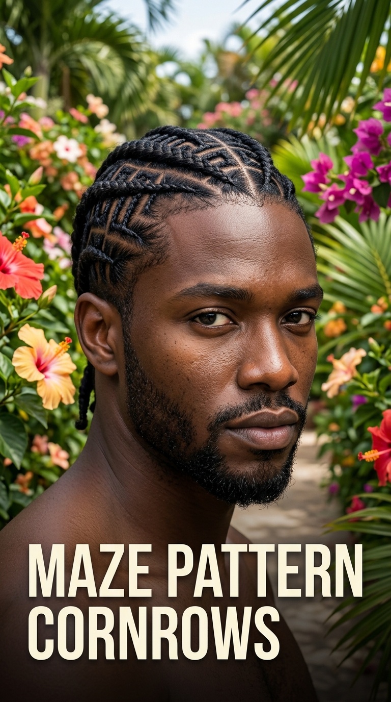 Maze Pattern Cornrows