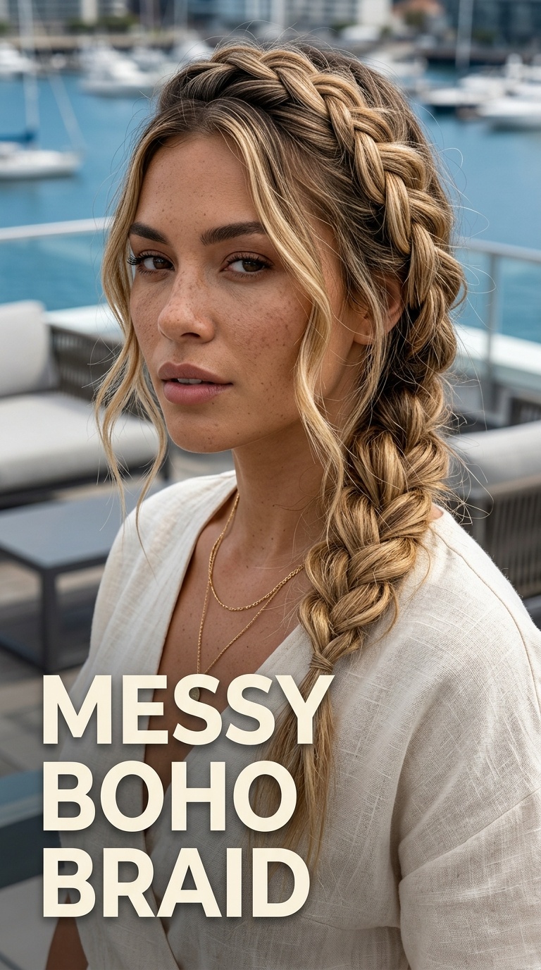 Messy Boho Braid