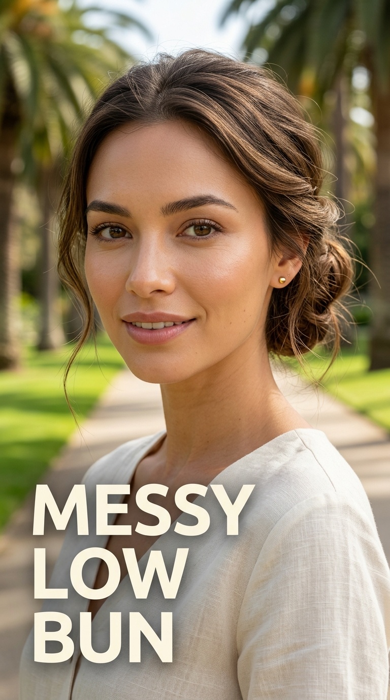 Messy Low Bun