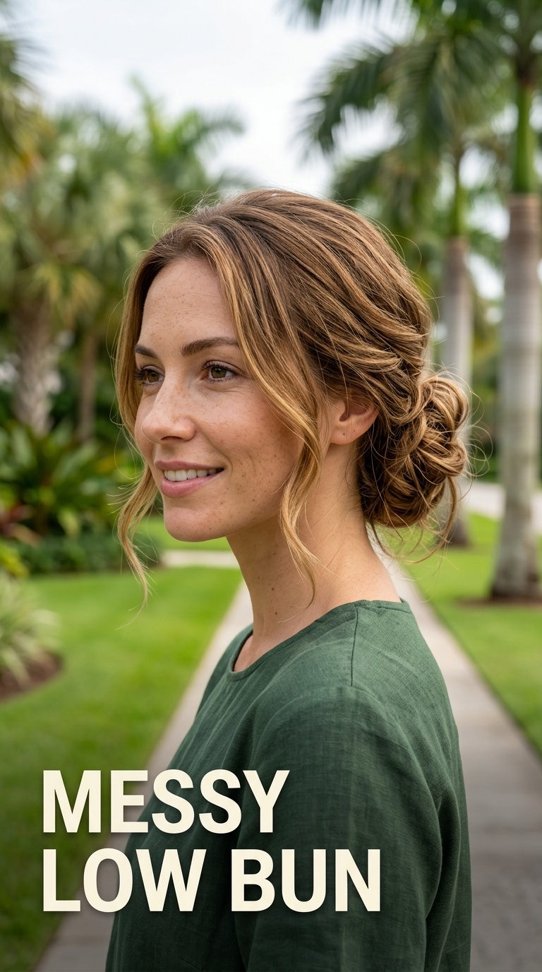 Messy Low Bun