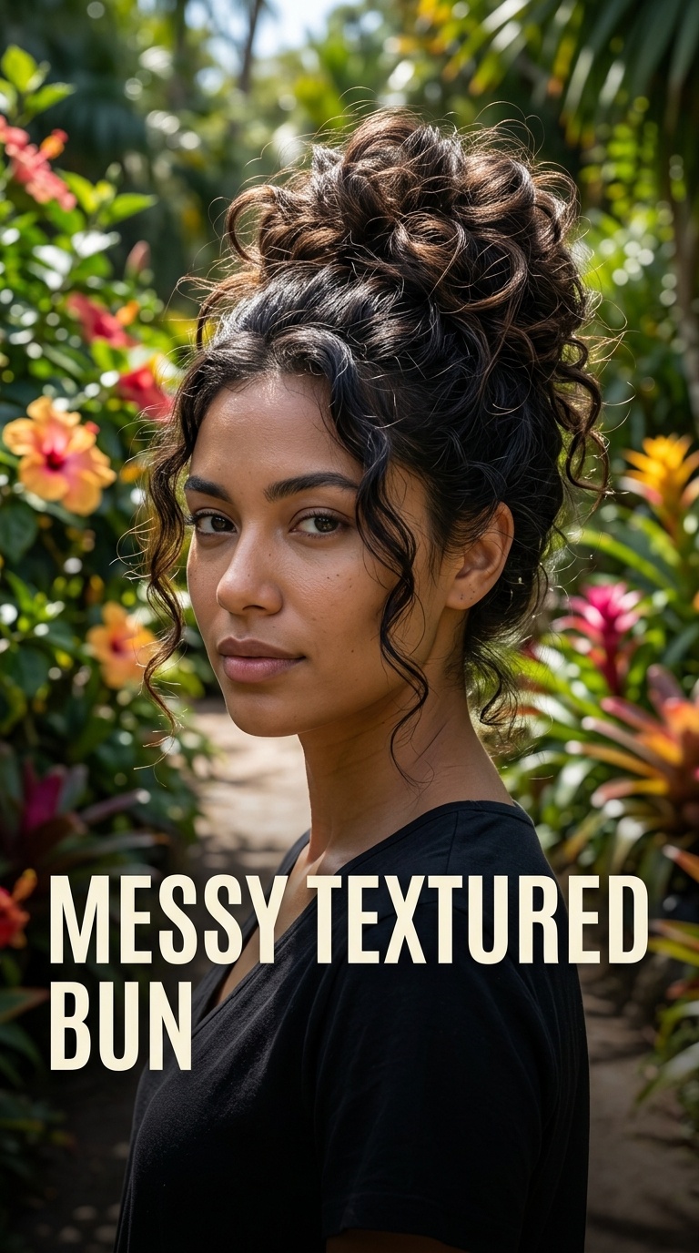 Messy Textured Bun